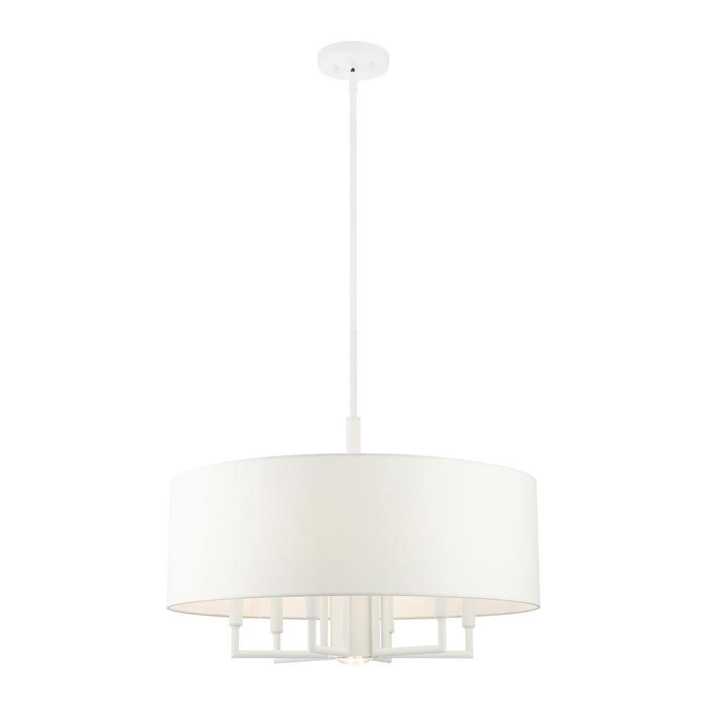 Moonlighter 7 Light Metal Dimmable Drum Chandelier