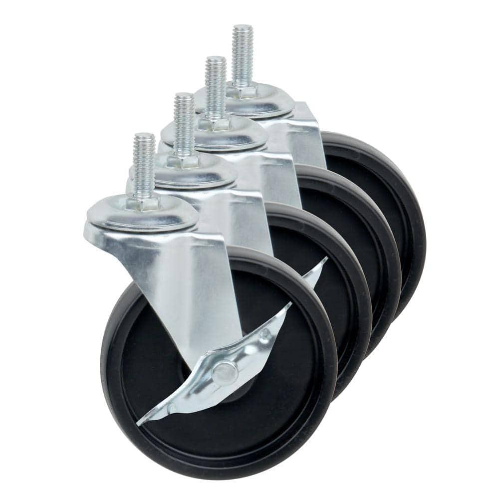 Honey Can Do 4" Shelving Casters (Set of 4)