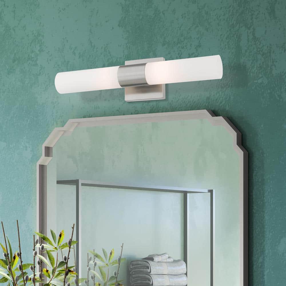 Livex Lighting Aero 2 - Light Vanity in  Brushed Nickel