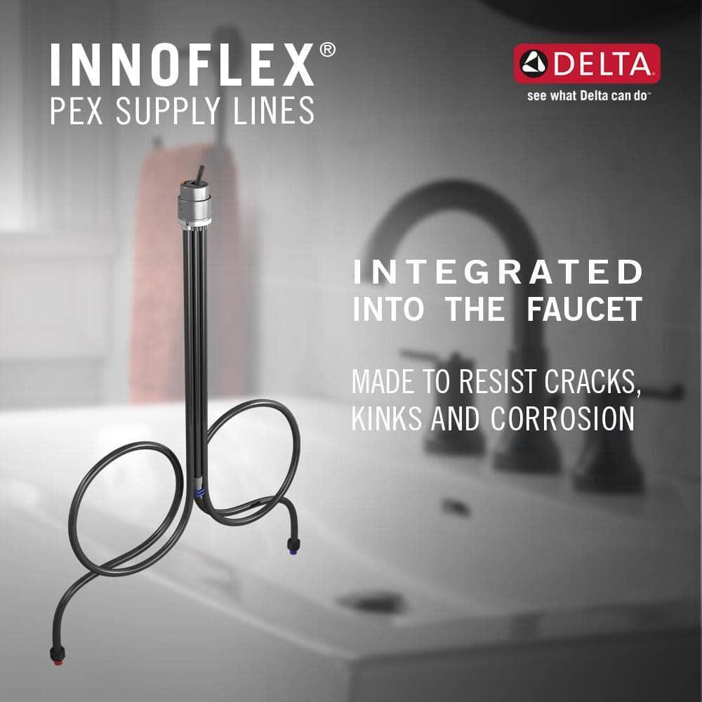 Velum Single Hole Curved Bathroom Faucet with Drain Assembly, Single Handle Bathroom Sink Faucet