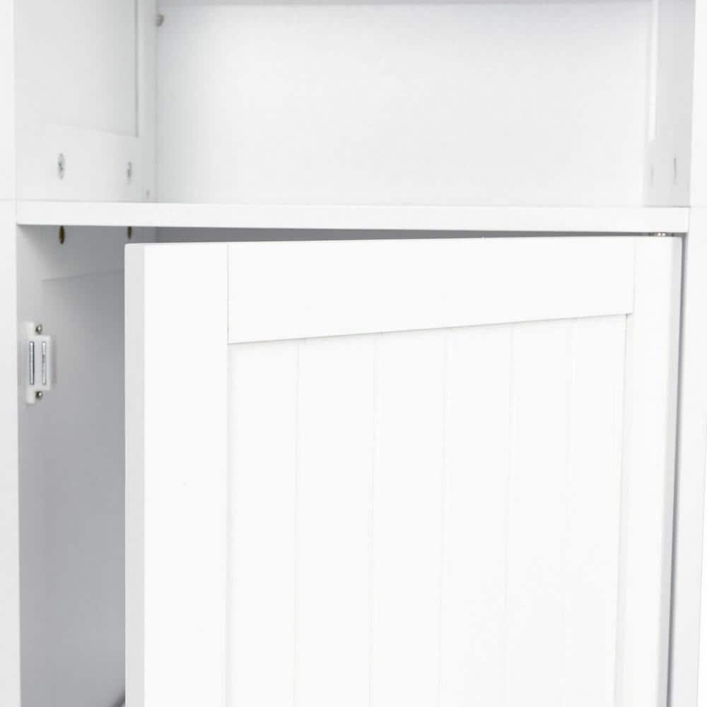 72''H Tall Floor Storage Cabinet Free Standing Shelving