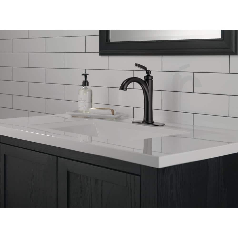 Woodhurst Single Hole Bathroom Faucet with Drain Assembly