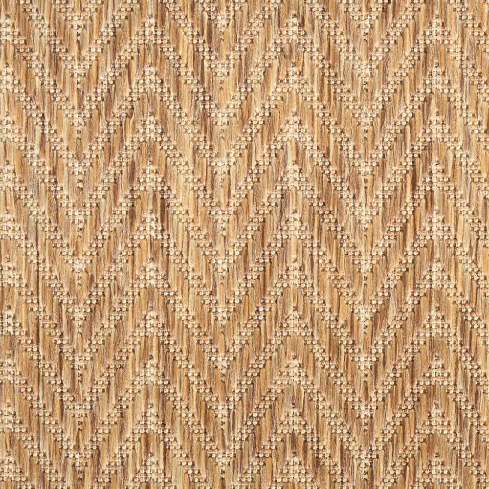 Nourison Horizon Indoor/Outdoor 5' x 7' Natural Modern Chevron Flatweave Rug