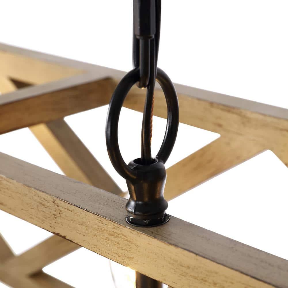 Quentin 8 Light 36" Pendant - PND4100 - Black - Safavieh