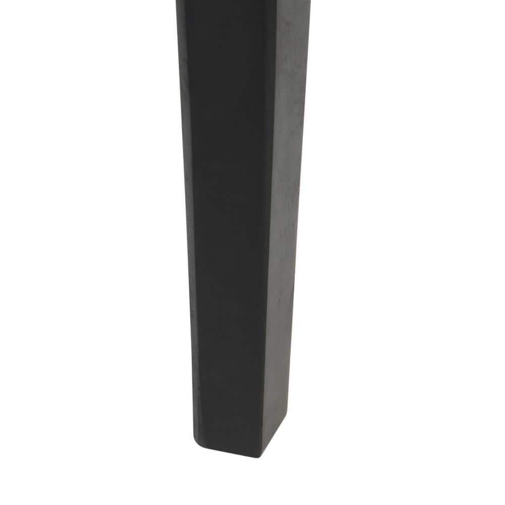 SAFAVIEH Opal French Black Rectangle Wood Storage End Table (17 in. W x 13 in. D x 23.5 in. H)
