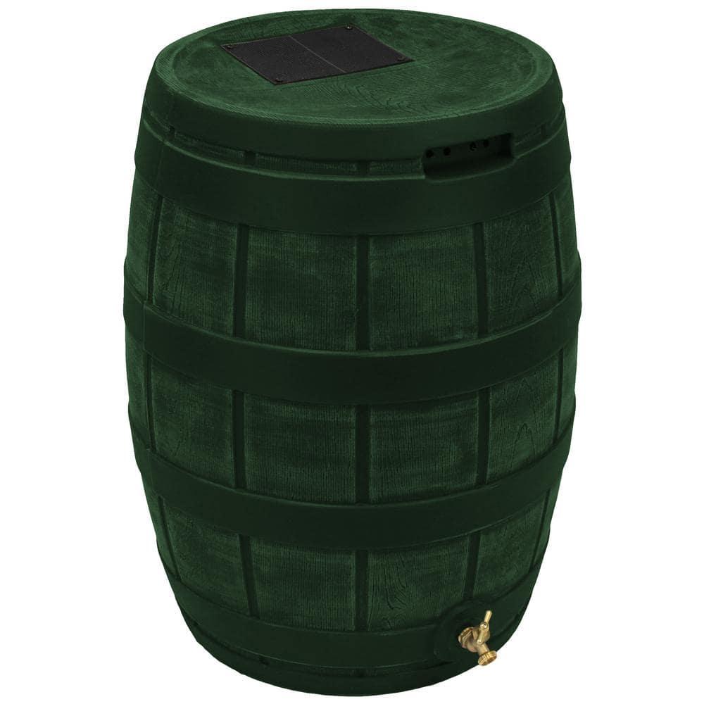 Good Ideas Good Ideas Rain Wizard Whiskey Style Rain Barrel with Overflow and Spigot