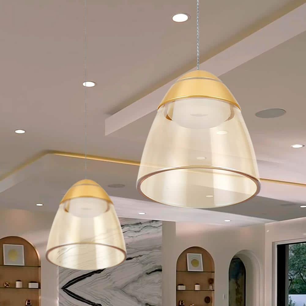 VONN Lighting Roma 5-in 100-277V 1-Light ETL Certified Integrated LED Height Adjustable Pendant Lighting