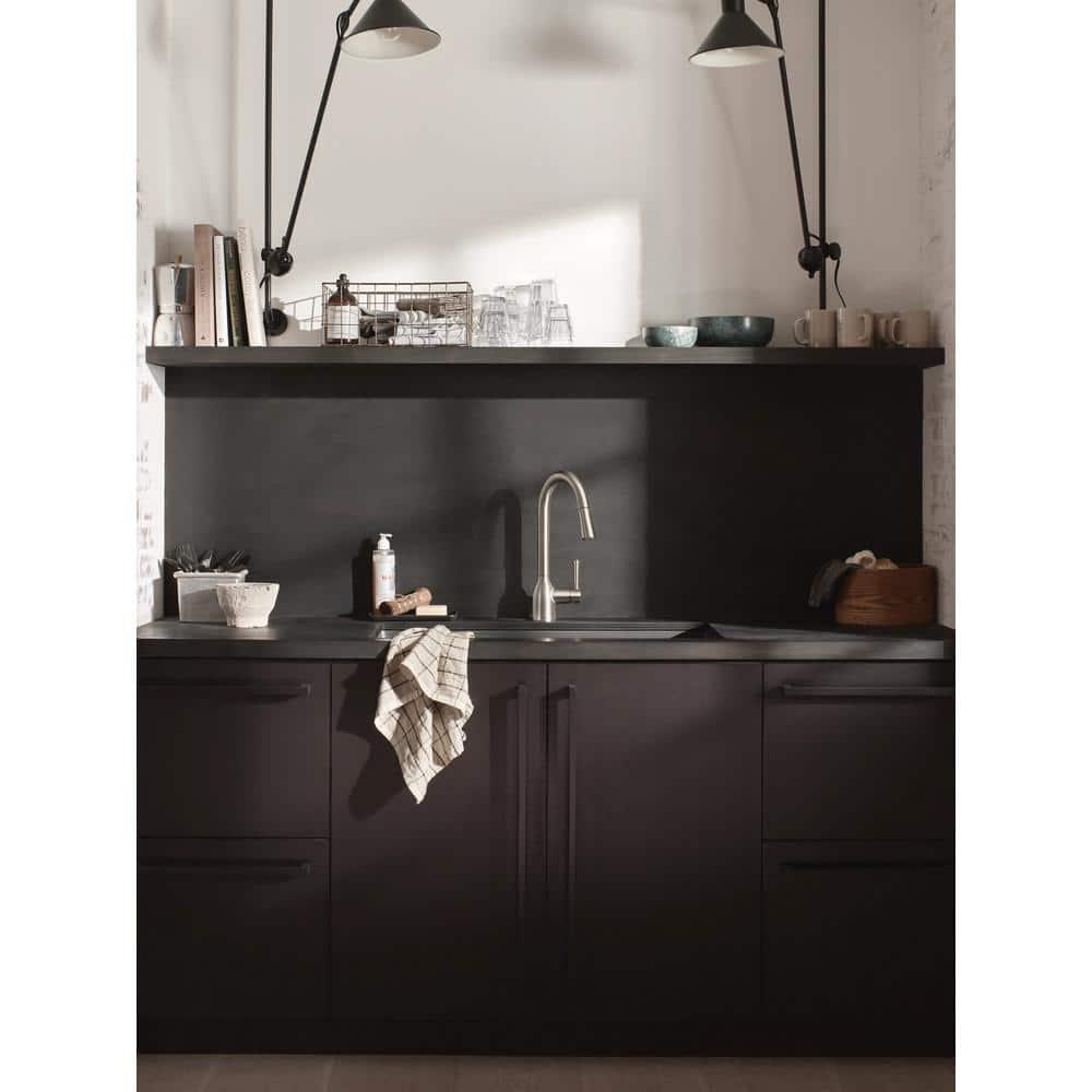 Moen Adler MotionSense Wave Single Handle Pulldown Kitchen Faucet with Power Clean Technology