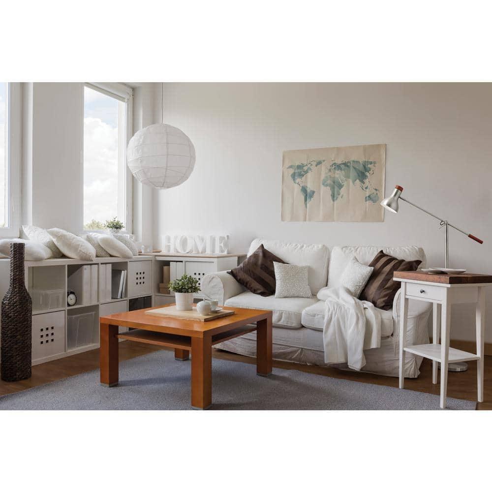 Orb Medium Pendant Natural - Adesso: Rice Paper Shade, 15-Foot Cord, ETL Listed