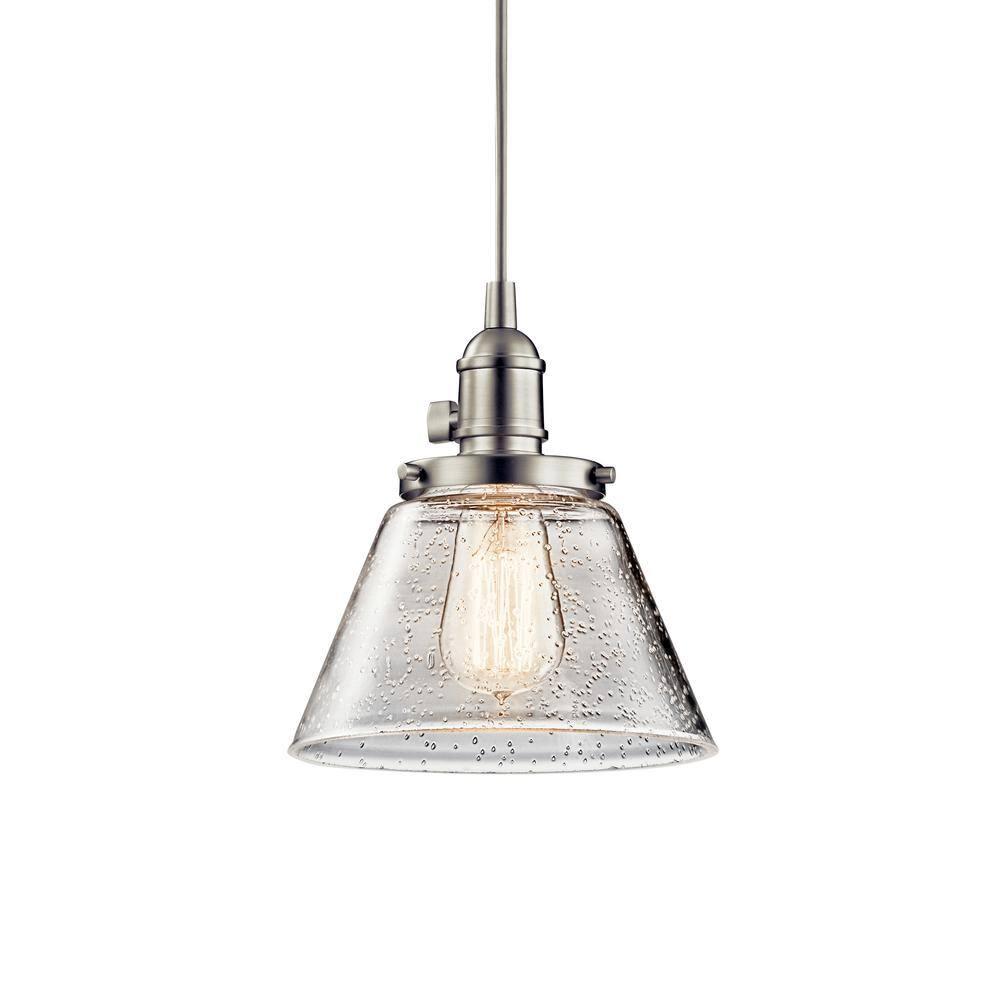 Kichler Lighting Avery 1 - Light Pendant in  Brushed Nickel