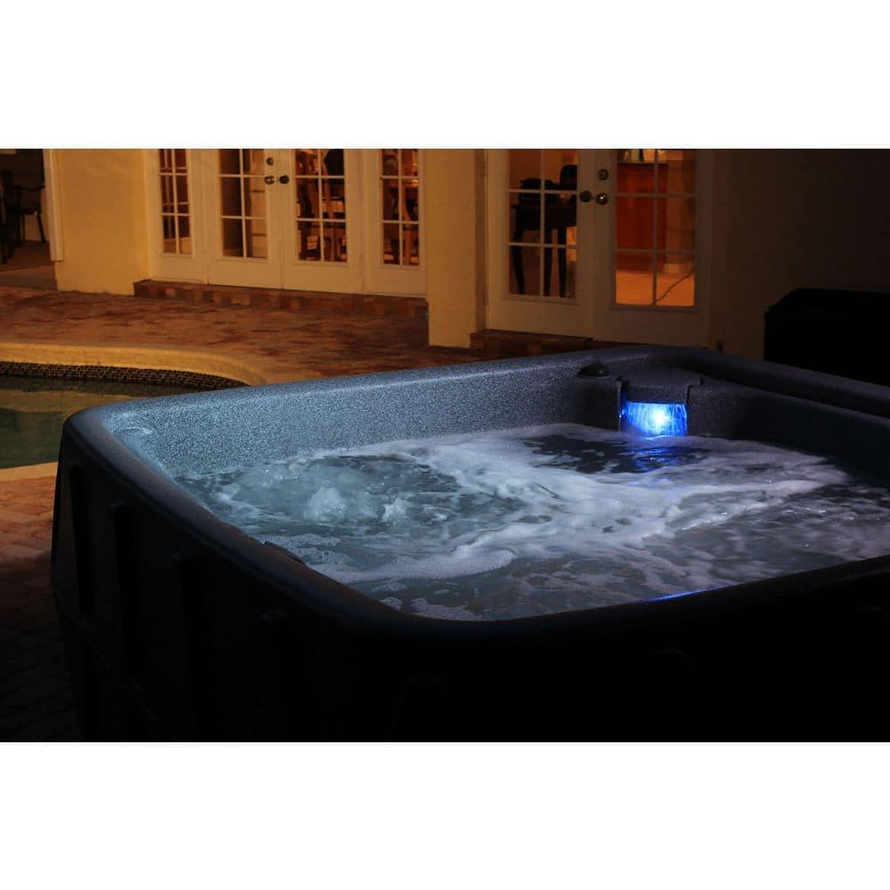 AquaRest Discover AR500 Premium 5-Person 29-Jet Plug & Play Hot Tub with Ozonator, LED Waterfall and Stainless Steel Heater