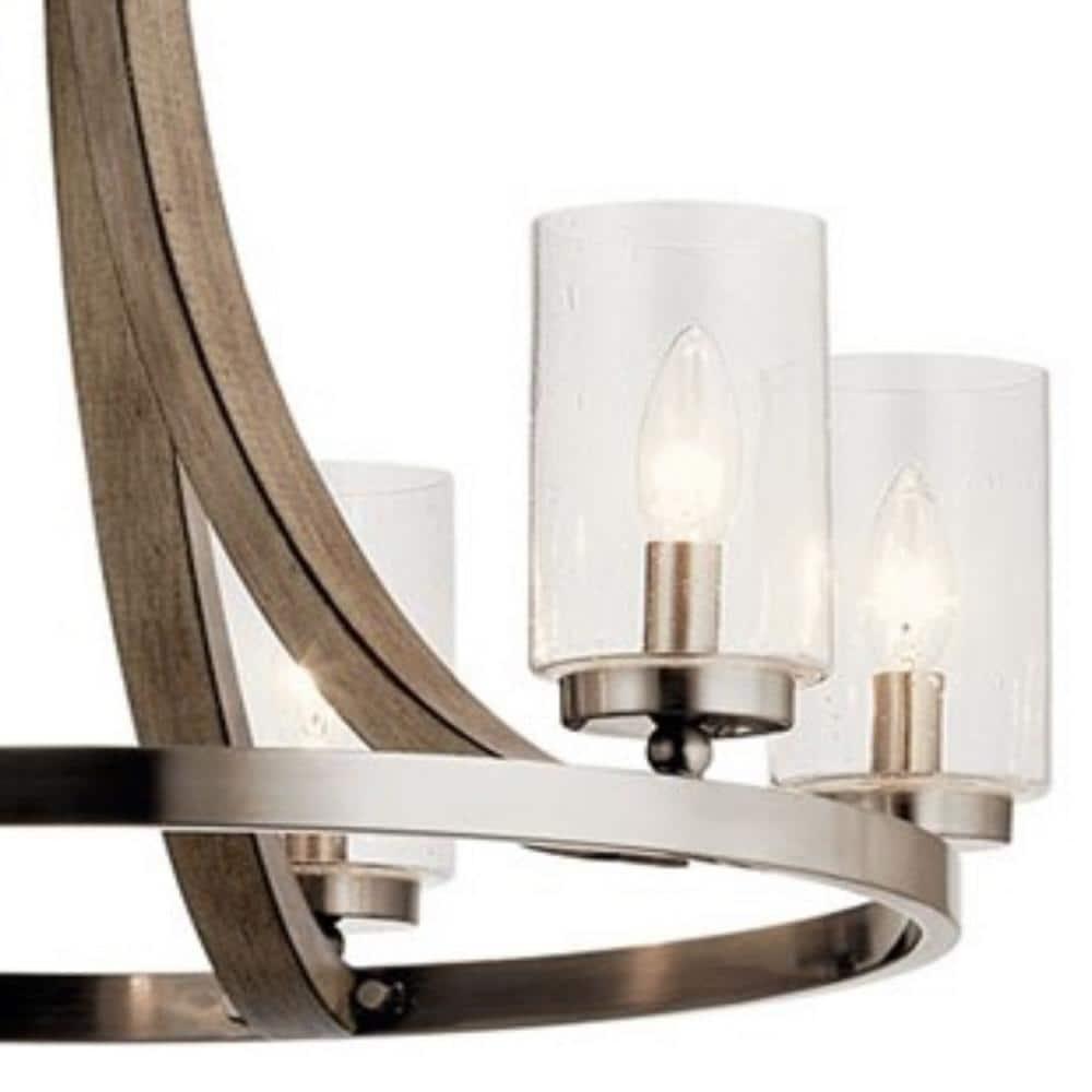 Kichler Lighting Grand Bank 6 - Light Chandelier in  Distressed Antique Gray