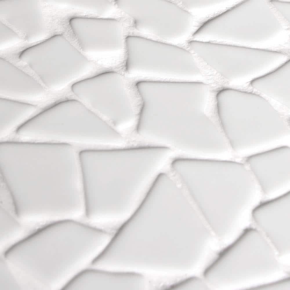 Sunwings 12" x 12" Pebble Recycled Glass Mosaic Floor & Wall Tile