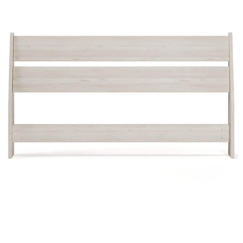 Queen Socalle Panel Headboard Natural: Chic Oak Grain, Unupholstered - Signature Design by Ashley