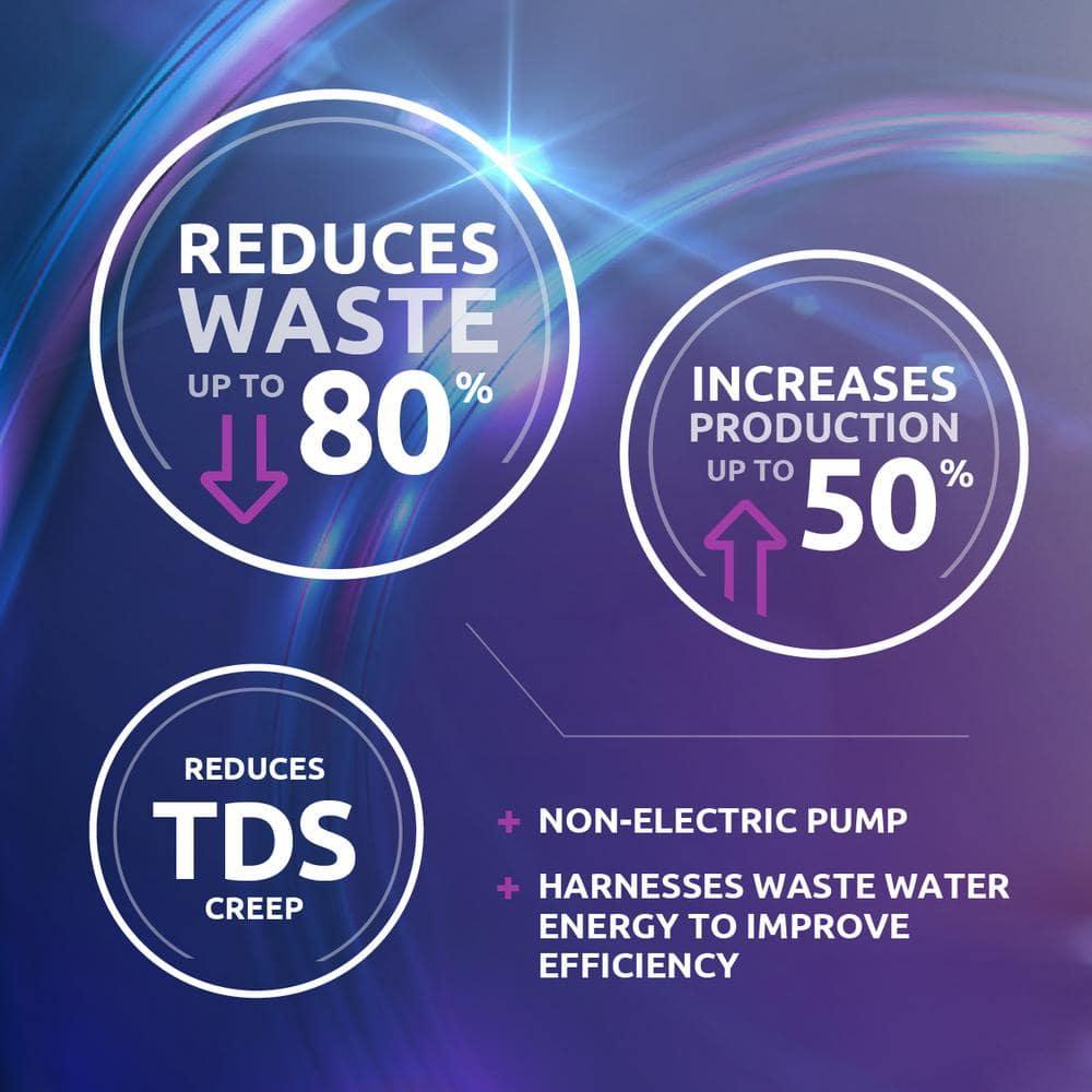 Home Master TMAFC-ERP Artesian Full Contact Reverse Osmosis System, 7-Stages, Patented 2-Pass Alkaline Remineralization, Fast 4.5s Fill Rate, 1:1 Waste Ratio, 8.5” Catalytic Carbon, 5-Yr Limited Parts