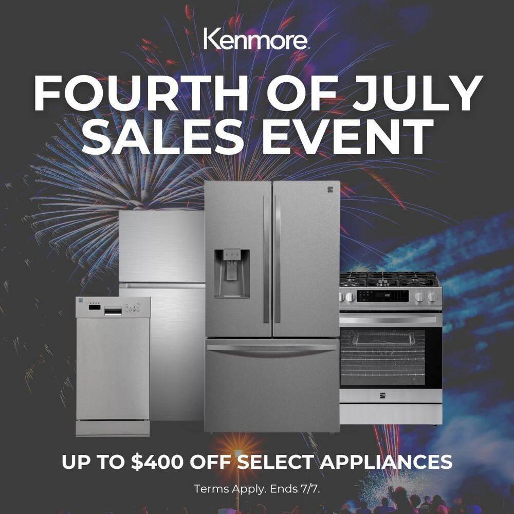 Kenmore 5.6 cu. ft. Front-Control Gas Range with 5 Burners and Hidden Bake Stainless Steel