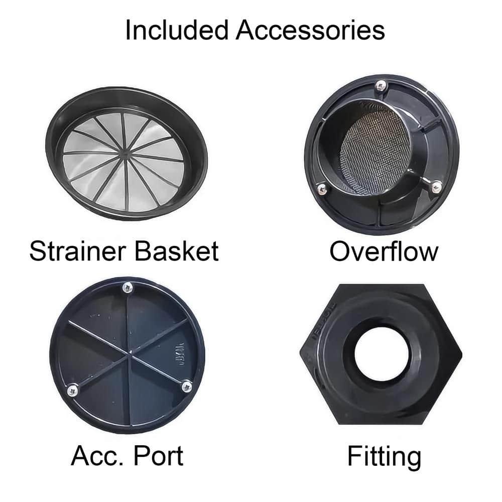 Bushman 530-Gallon Plastic Brown Water Storage Tank