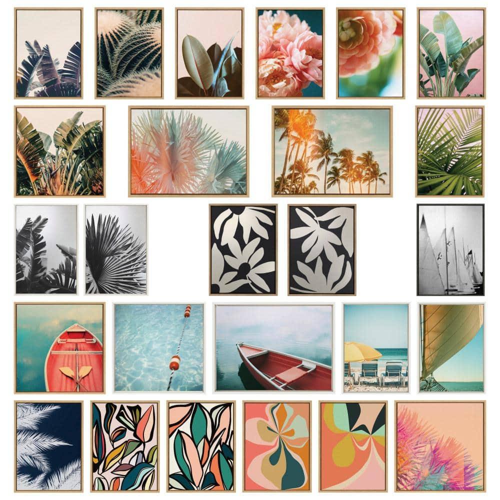 Kate & Laurel All Things Decor 30"x30" Sylvie Sun Burn 2 Wall Art by Alicia Bock Natural: Contemporary Style, Framed Canvas