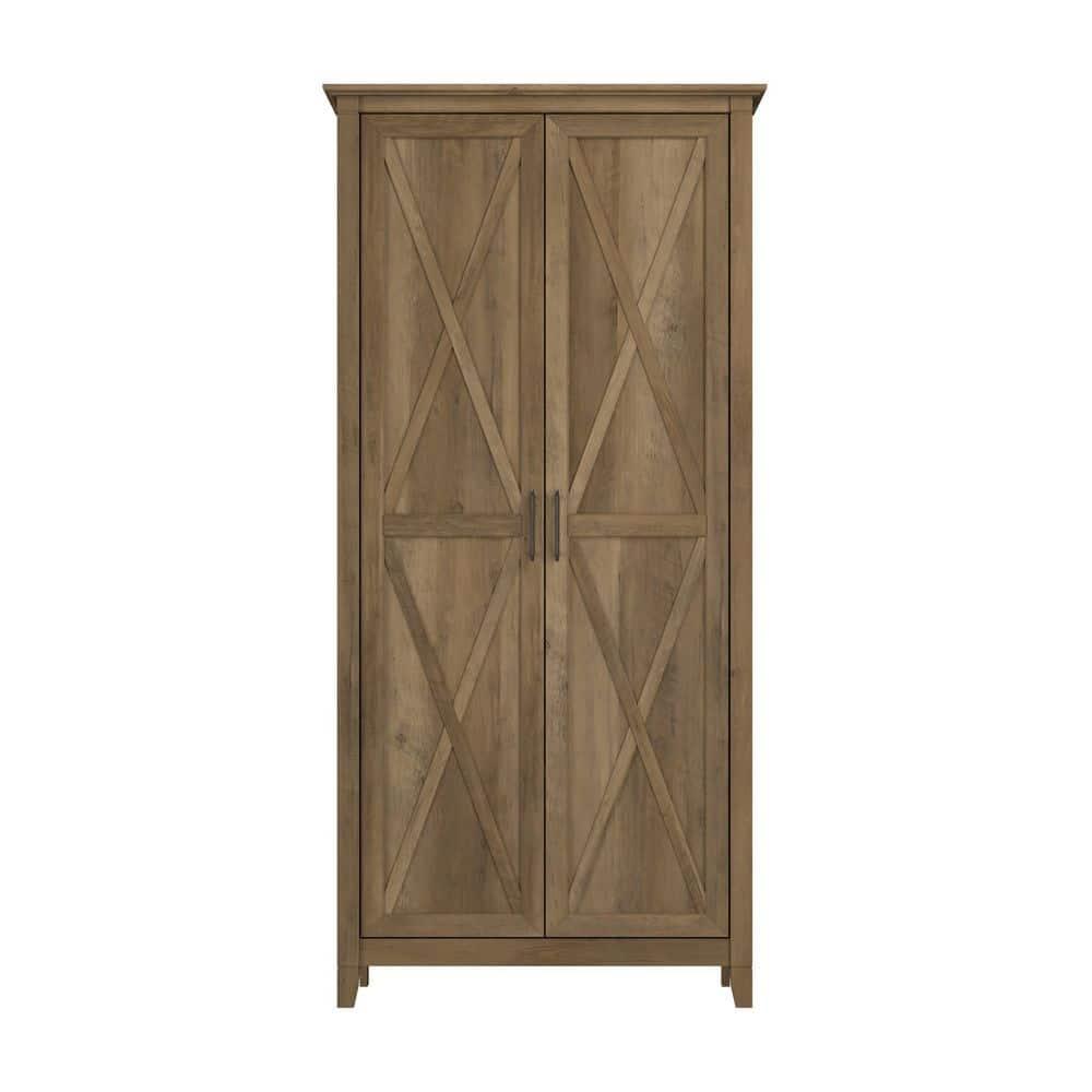 Key West Tall Storage Cabinet with Doors in Reclaimed Pine - Engineered Wood