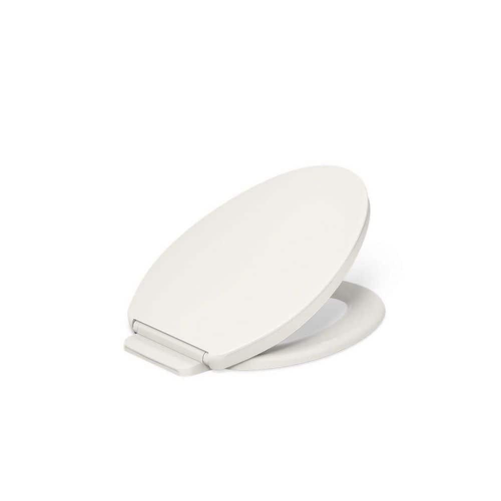 Kohler Brevia Quiet-Close Toilet Seat with Grip-Tight Bumpers and Quick-Attach Hardware