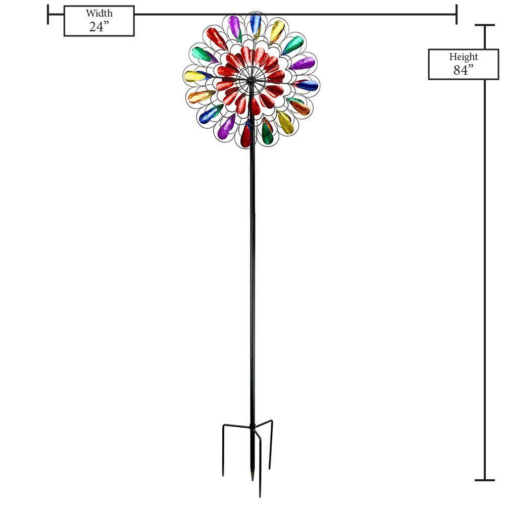 Red Carpet Studios 84 in. Multi Color Wind Spinner
