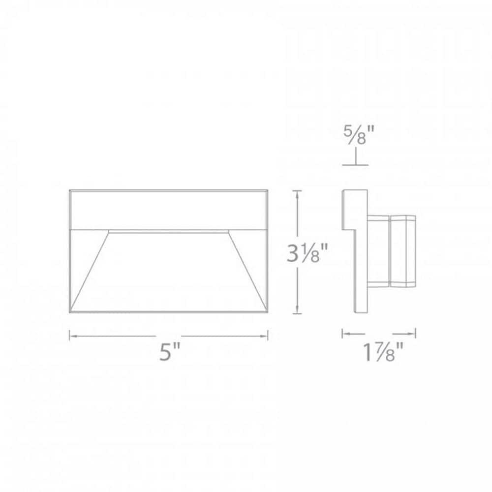 Integrated LED Metal Step Light