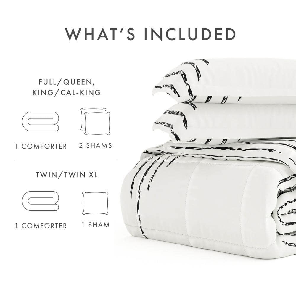 IEnjoy Home 7-Piece Bedding Bundle - Pattern Comforter and Sheet Set