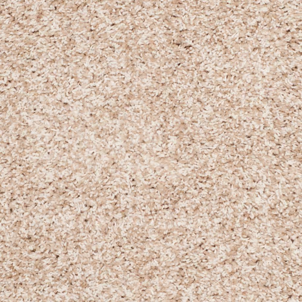 Santa Monica Shag SGN725 Power Loomed Indoor Area Rug - Beige - 4'x6' - Safavieh.