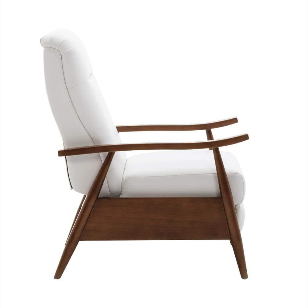 Comfort Pointe Solaris Press-Back Recliner Milky White