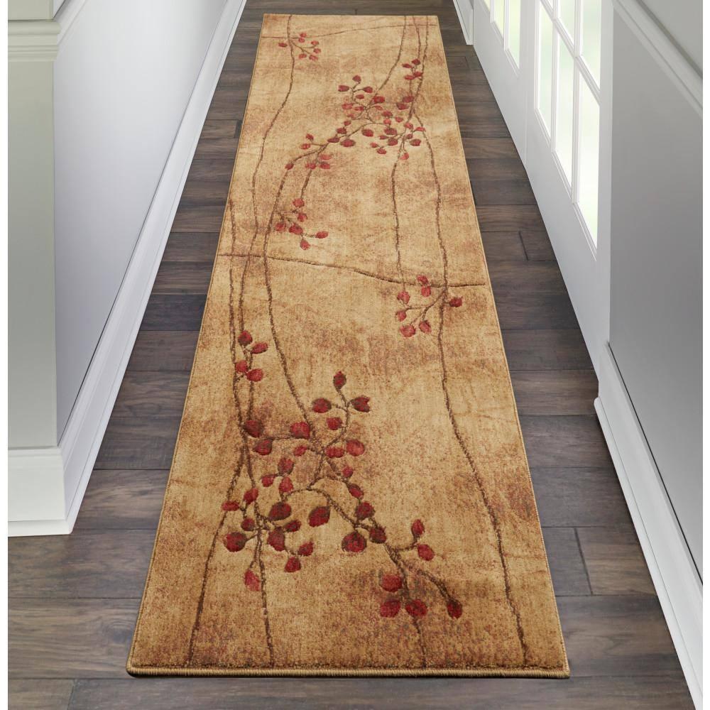 Nourison Somerset Nature Latte 2'3" x 10' Area Rug, (2x10)