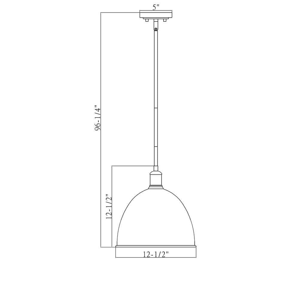Z-Lite Sawyer 1 - Light Pendant in  Classic Brass