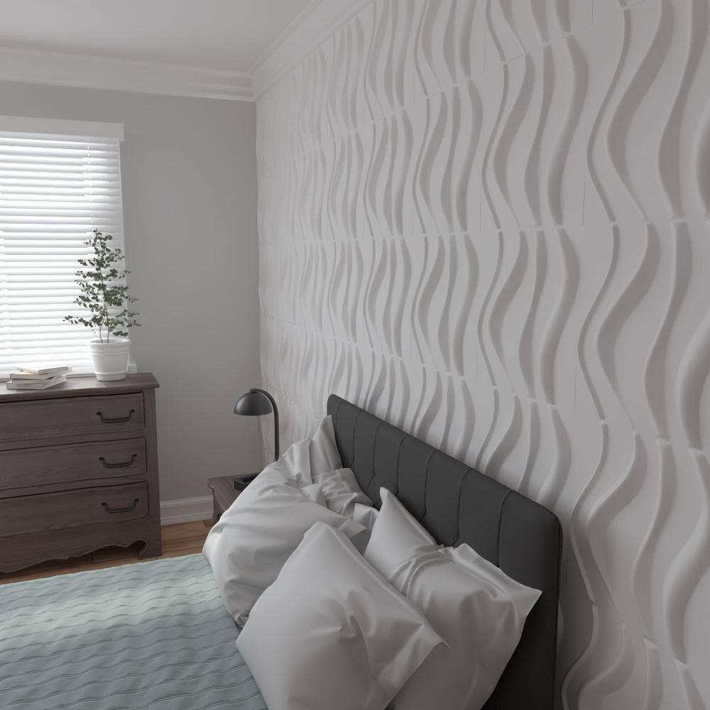 Ekena Millwork Wave EnduraWall Decorative 3D Wall Panel