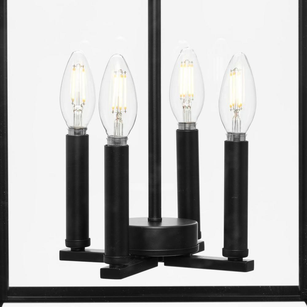 Hillcrest 4 - Light Dimmable Square / Rectangle Chandelier