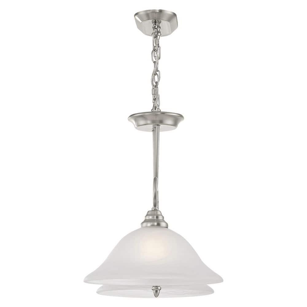 Livex Lighting Coronado 2 - Light Island Pendant Light in  Brushed Nickel