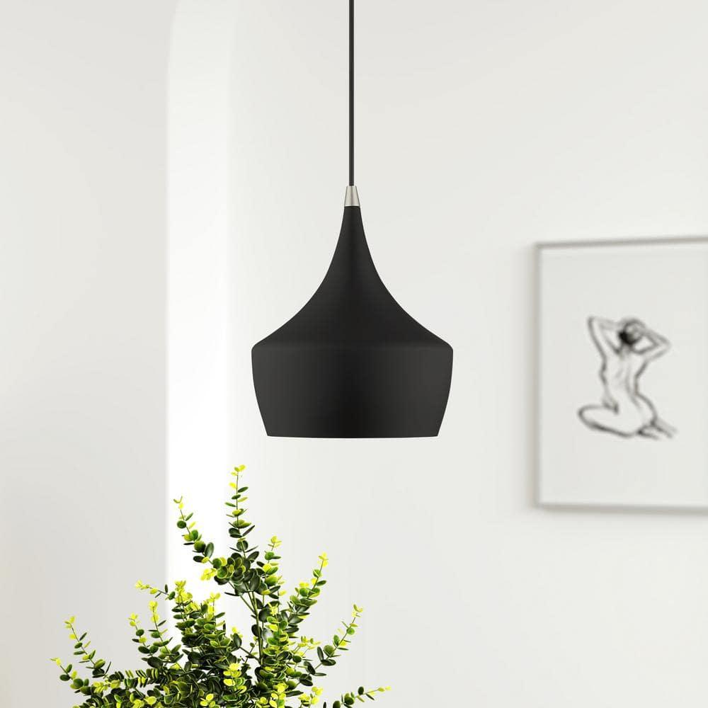 Schultz Single Light Metal Dimmable Pendant