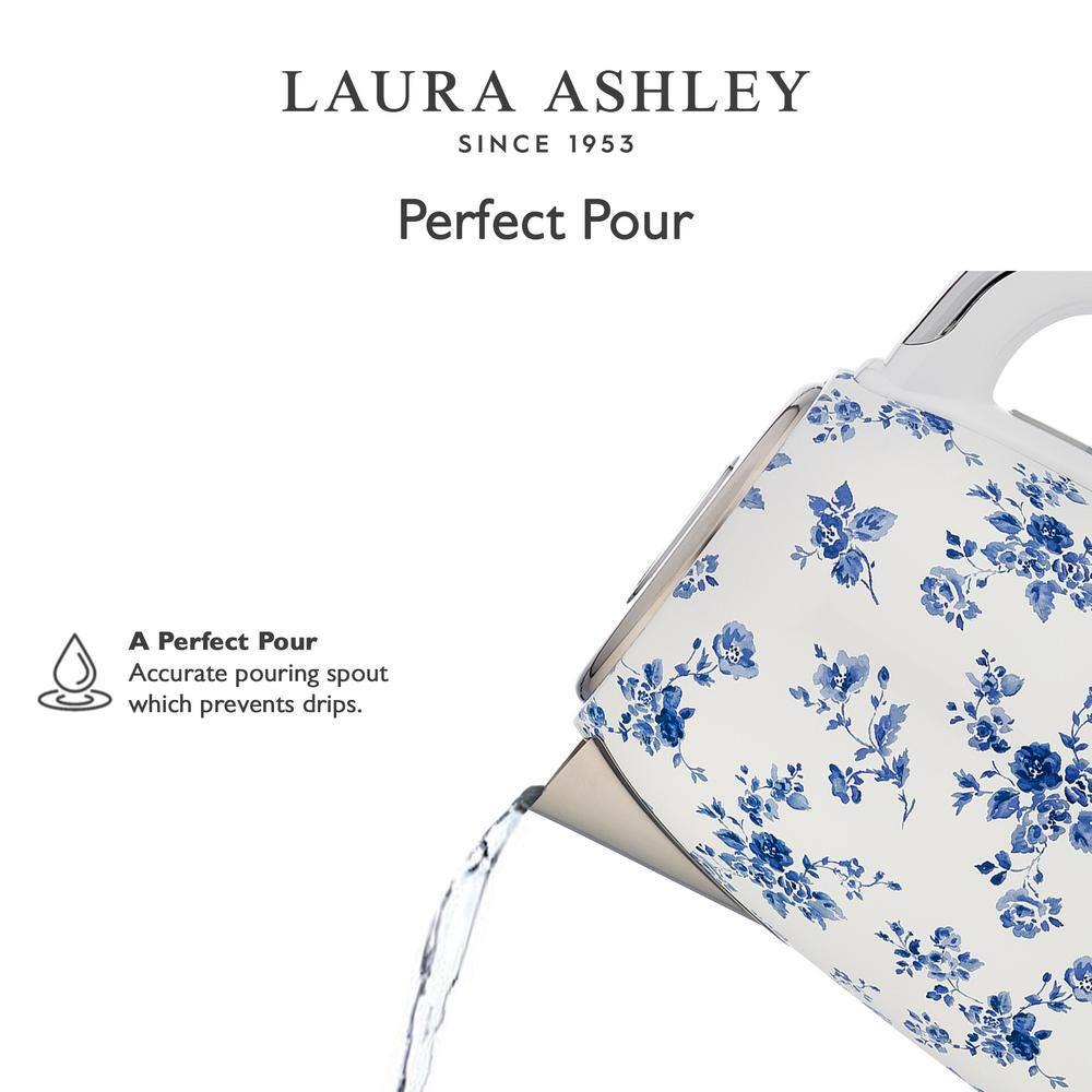 VQ Laura Ashley 1.7 Liter Jug Kettle, China Rose
