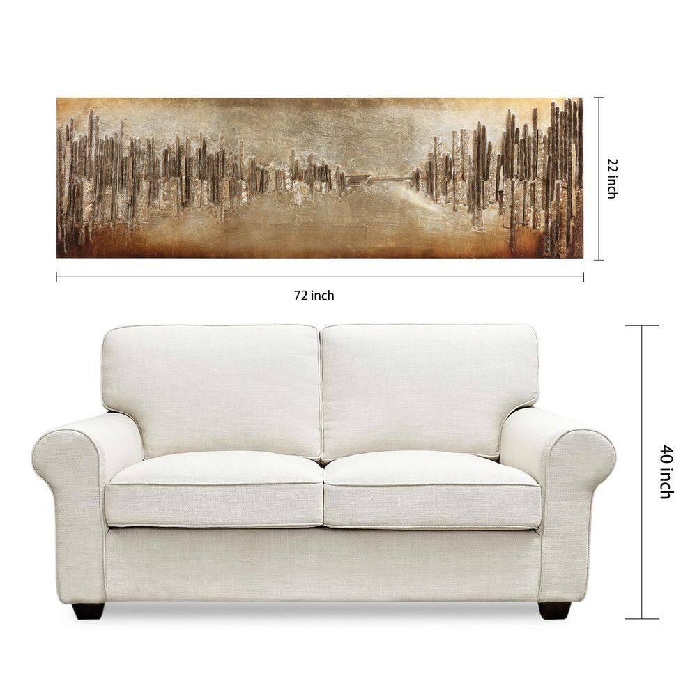 Foundry Select "Passages" Handed Painted Rugged Wooden Wall Art
