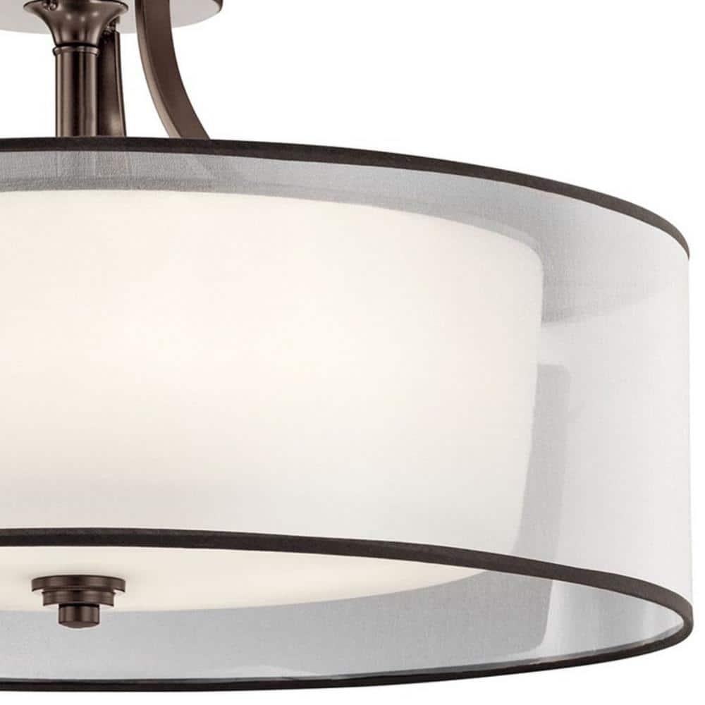Kichler Lighting Lacey 5 - Light Semi-Flush Mount in  Mission Bronze