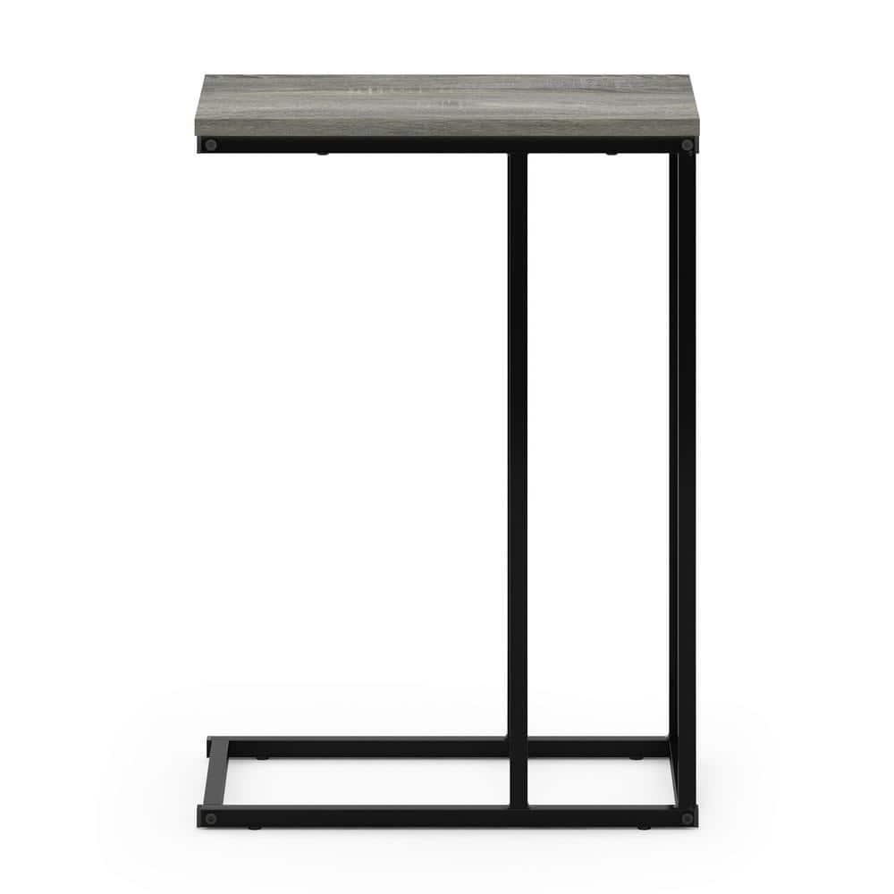 Furinno Modern Coffee Tray Sofa Side End Table Ottoman Couch Console Stand TV Lap Snack for Living Room&Home Decor,French Oak Grey