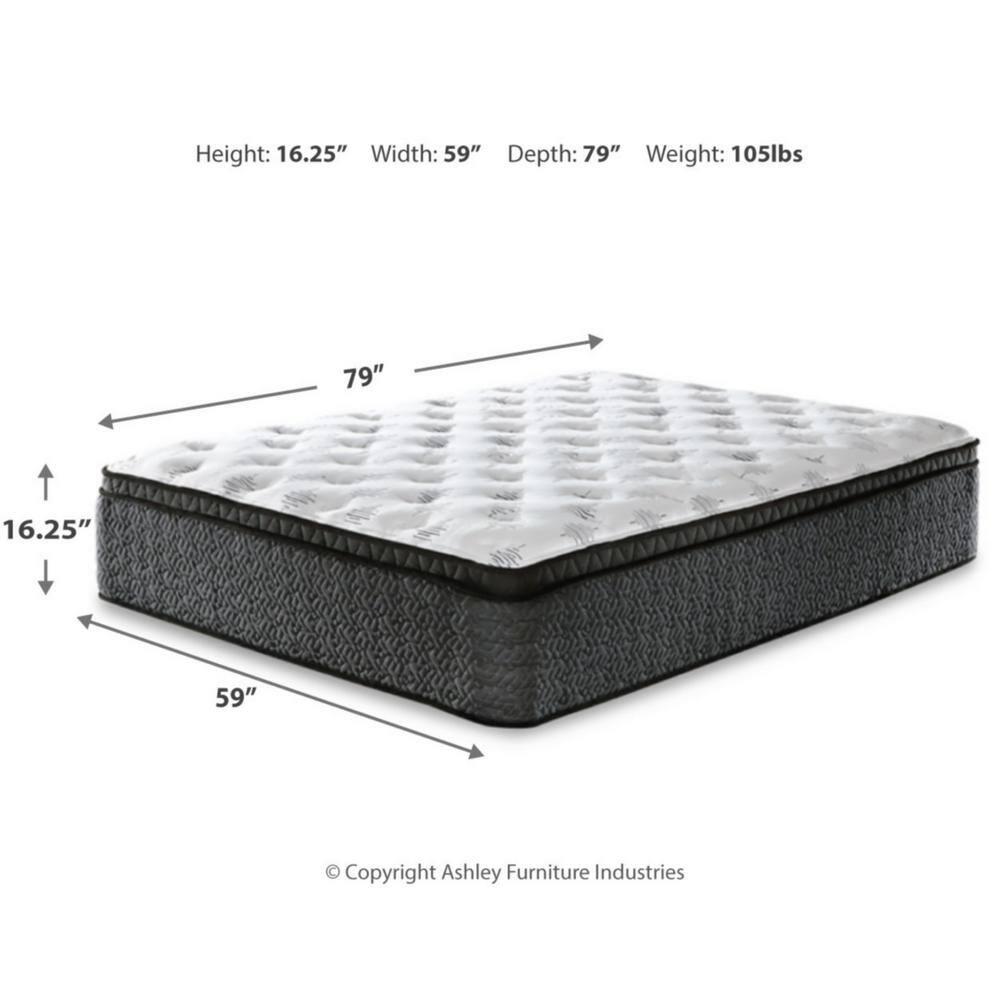 Signature Design by Ashley Ultra Luxury 16.2" Plush Hybrid Mattress