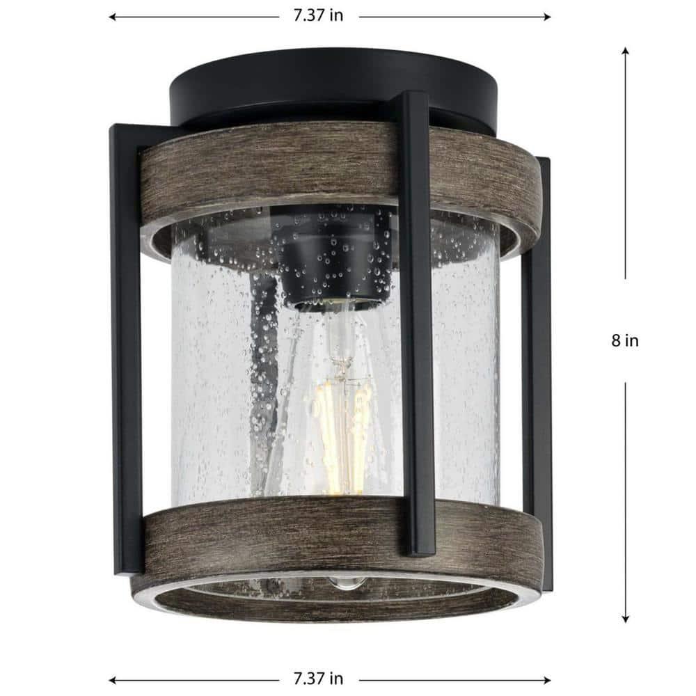 1 - Bulb Outdoor Flush Mount