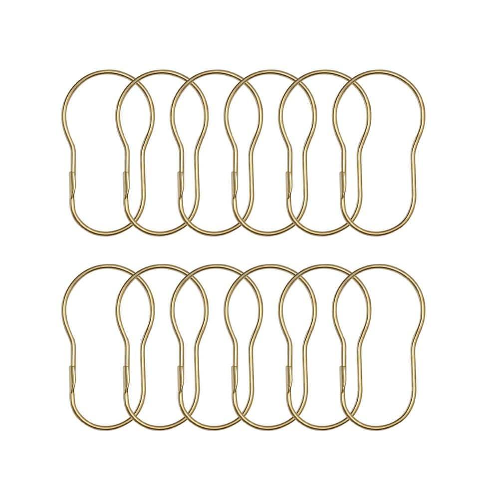 Utopia Alley Utopia Alley Rustproof Fixed Mount Single Curved Shower Rod, Aluminum, adjustable from 45" to 72" Wide