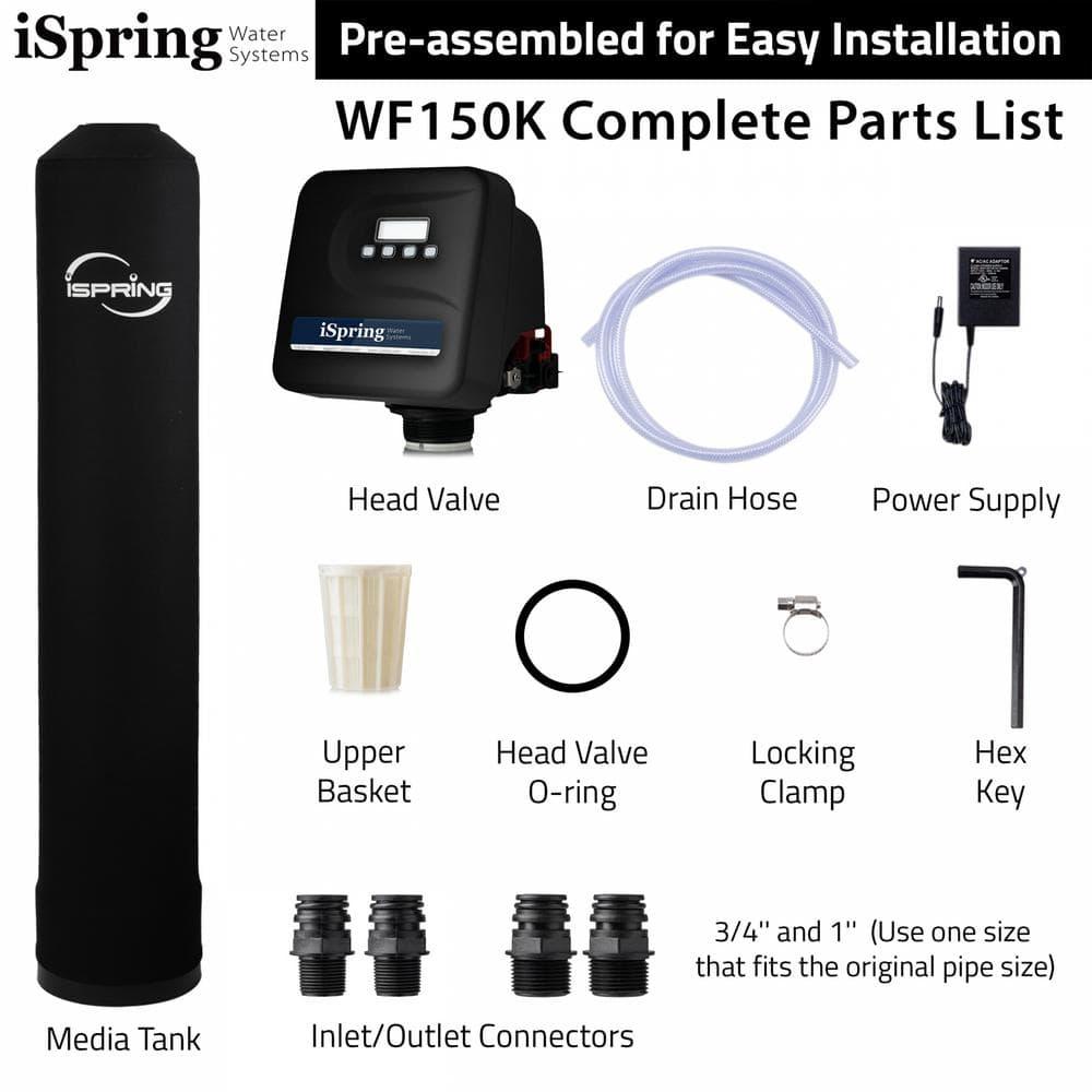 Chloramine, PFAS, Chlorine, Lead Whole House Water Filter System w/ Set-and-Forget Smart Valve, Lasts up to 10 Years