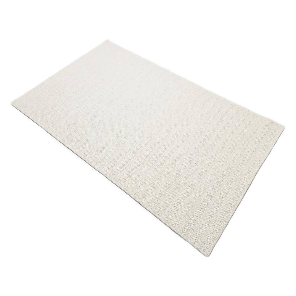 Chatham Contemporary Flatweave Ivory 5 ft. x 8 ft. Hand Woven Area Rug