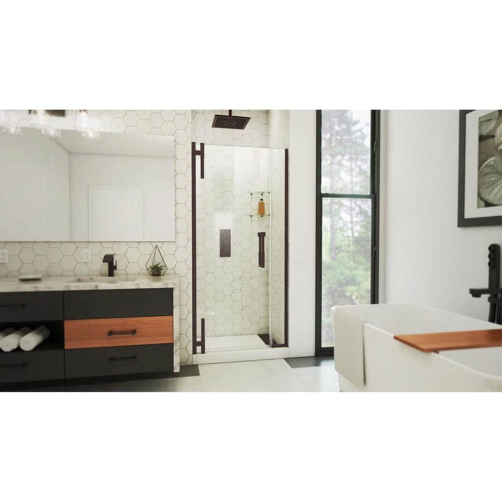 DreamLine Ascend 36-37 in. W x 72 in. H Frameless Pivot Shower Door