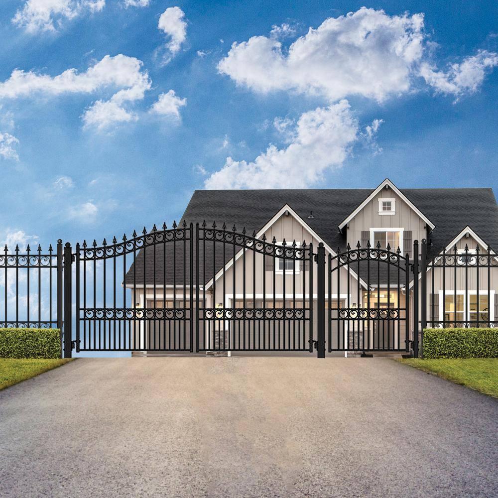 ALEKO London Black Metal Gate