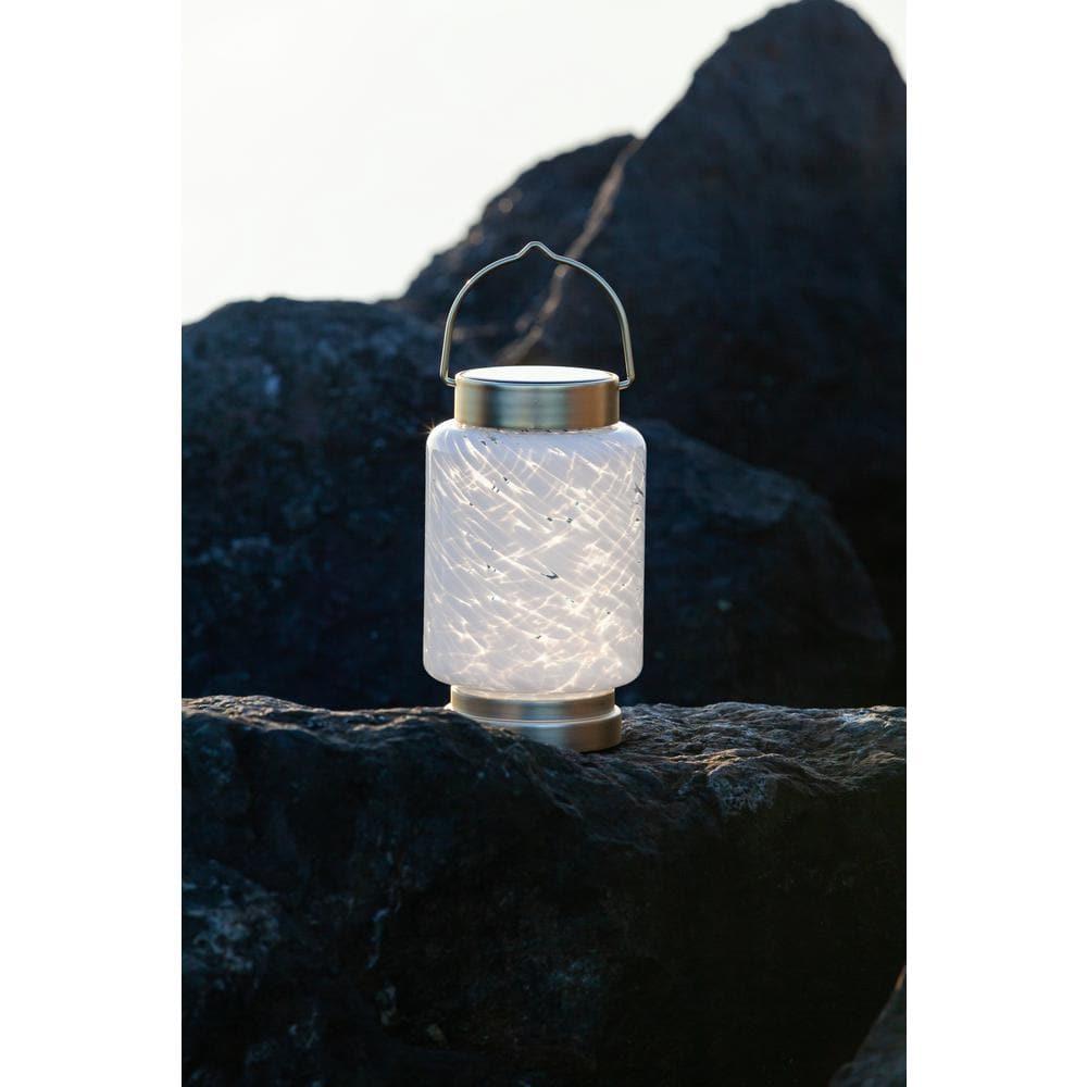 Allsop Home and Garden 7.5'' Solar Powered Integrated LED Outdoor Lantern