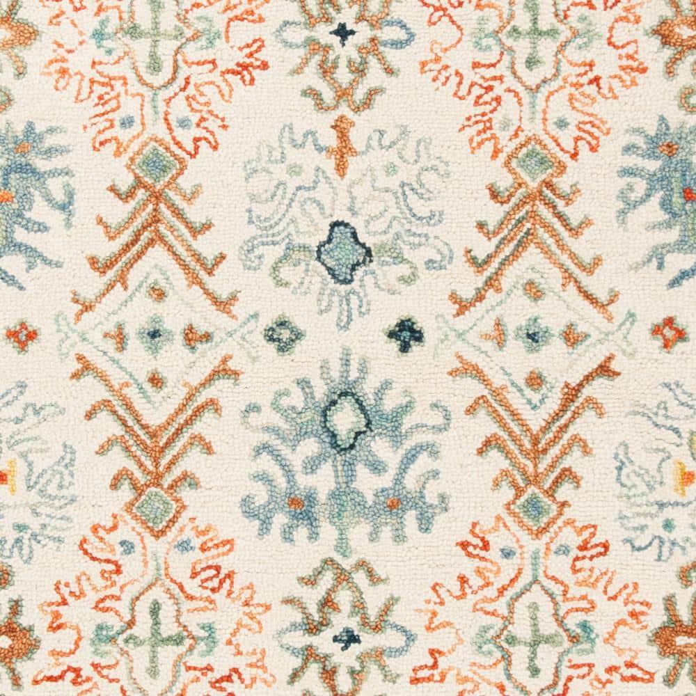 Aspen APN310 Hand Tufted Indoor Area Rug - Ivory/Blue - 6'x9' - Safavieh