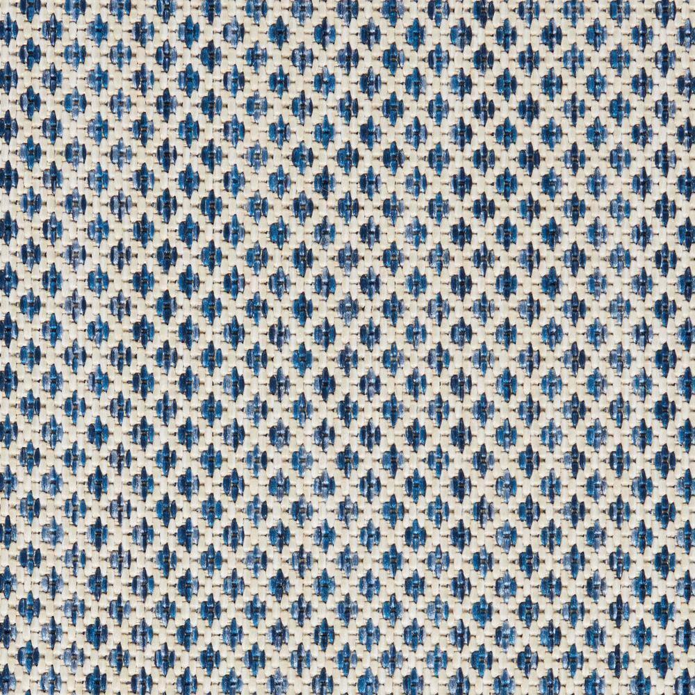 Nourison Courtyard COU01 Indoor/outdoor Area Rug - Ivory Blue 3' x 5'