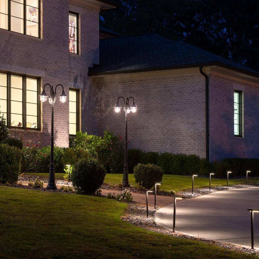 Orion Triple Head Lamp Post - Black